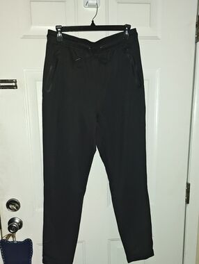 Men's Black Drawstring Jogger Pants